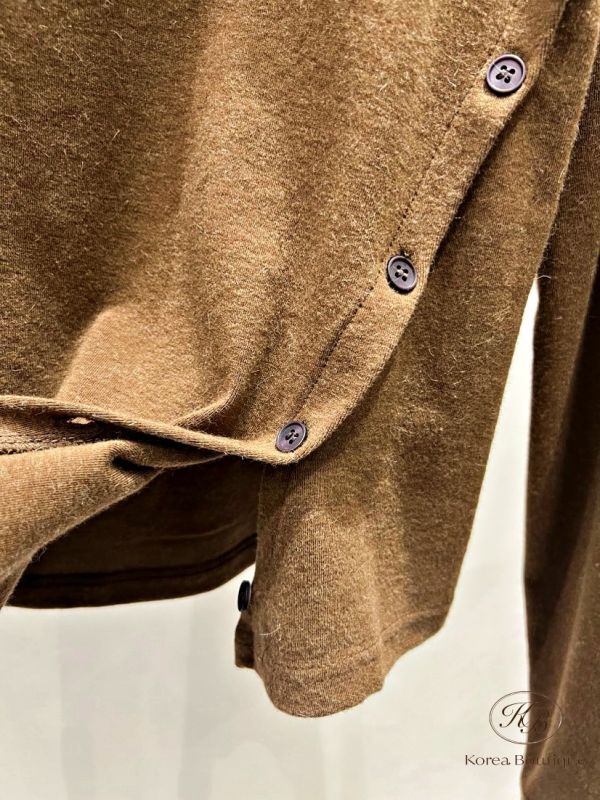 Fw349 秋季 腰間排扣設計上衣 