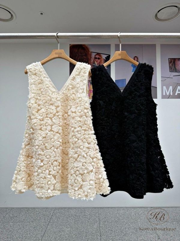 SS446 春季 玫瑰重工洋裝 