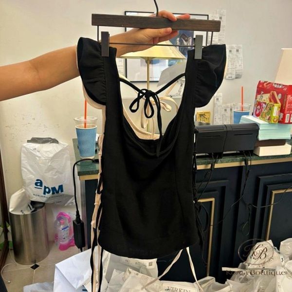 SS393 春季 小飛袖微辣上衣 