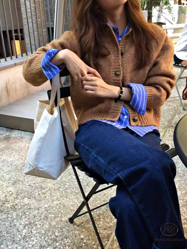 Fw282 秋季 小圓扣羊毛外套 