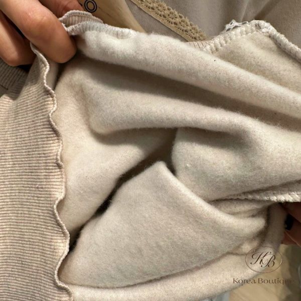 FWKR89 冬季 馬甲造型絨布上衣 