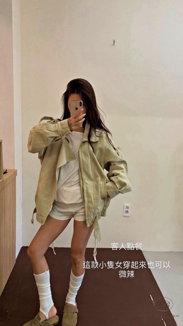 FW2667 秋季 美式軍裝感外套 