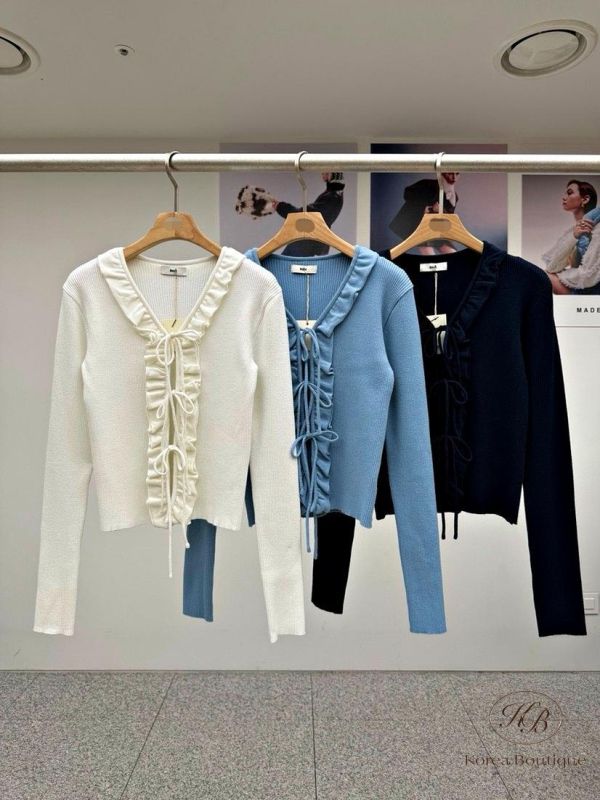 SS91 春季 荷葉邊設計上衣 