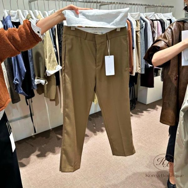 FW2650 秋季 質感西裝七分褲 