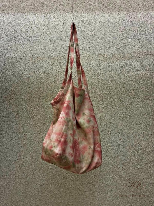 KR2605 夏季 絲鍛花色很美的包包 
