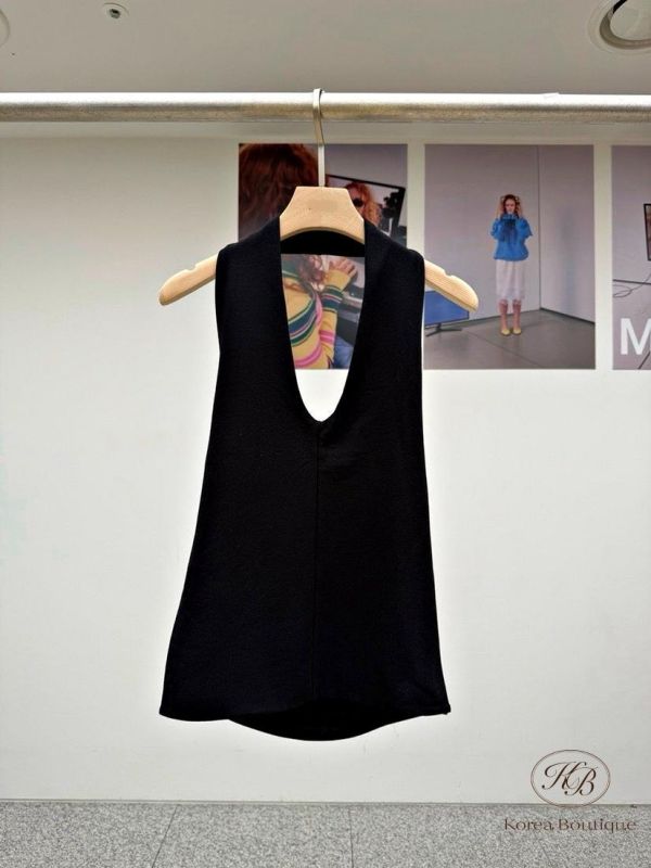 SS300 春季 棉質繞脖背心 