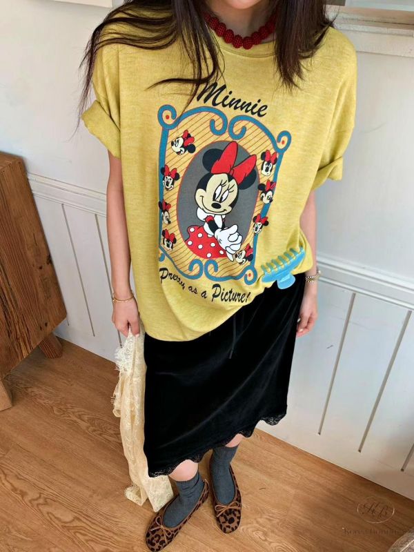 FW2747 秋季 可愛的米妮tee 