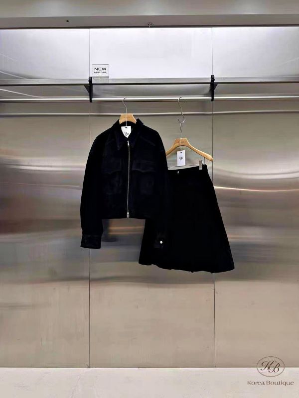 Fw382 秋季 手工麂皮口袋夾克（豬皮） 