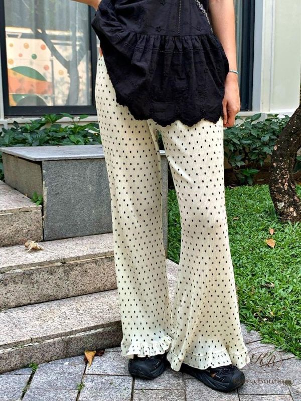 SS185 春季 多種花色的花邊褲 