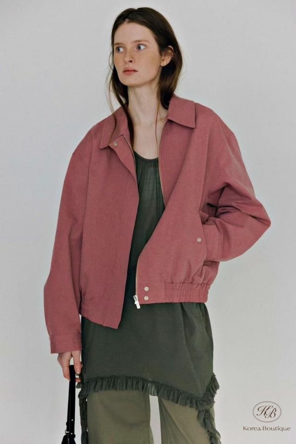 SS171 春季 版型好好看的麂皮棒球外套 