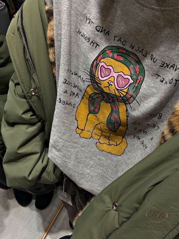 Fw480 冬季 GD貓貓tee 