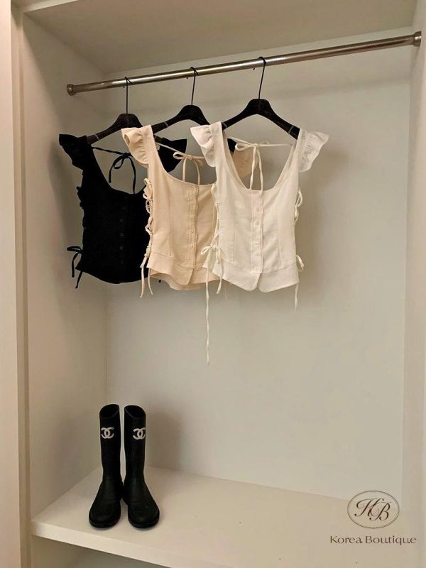 SS393 春季 小飛袖微辣上衣 