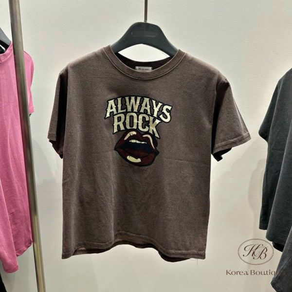 SS254 春季 自留超可愛嘴巴 tee 