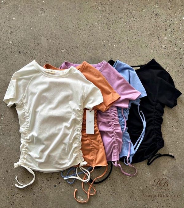 SS448 春季 好好看抽繩上衣 