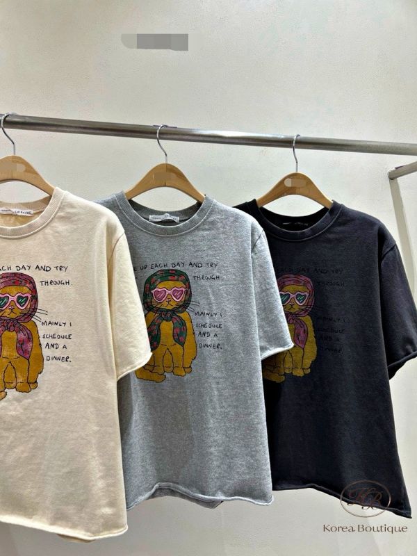 Fw480 冬季 GD貓貓tee 