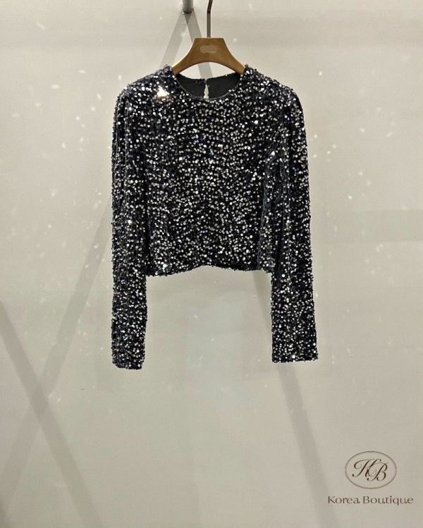 FWKR75 冬季 亮片上衣 