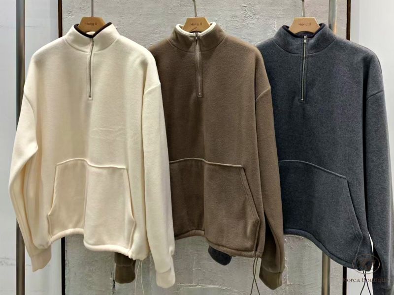 Fw388 秋季 絨布可愛短褲套裝 