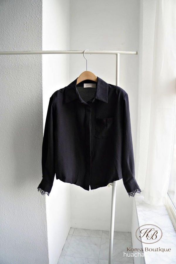 SS123 春季 襯衫蕾絲套裝 