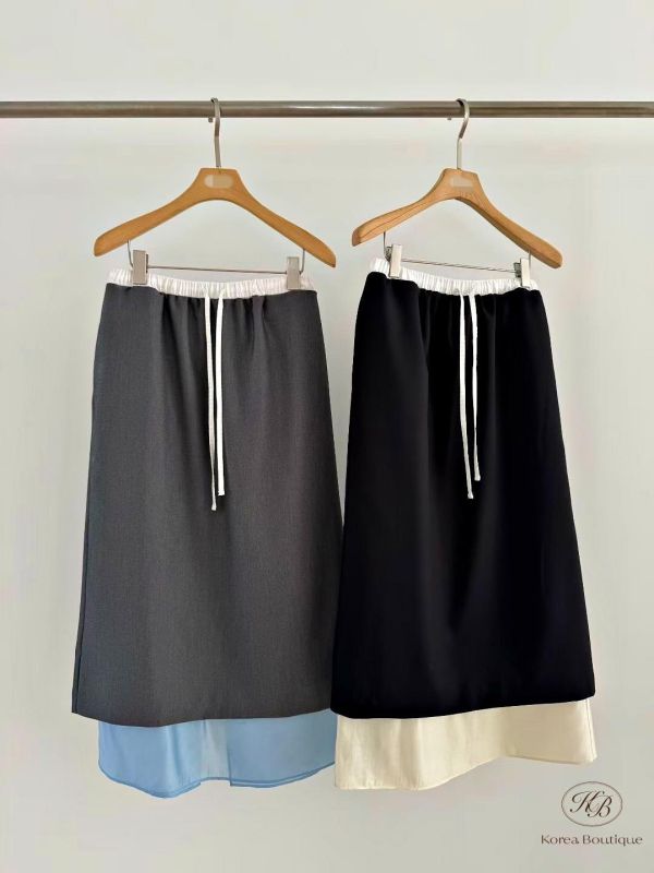 SS179 春季 紡紗西裝半身裙 均碼 