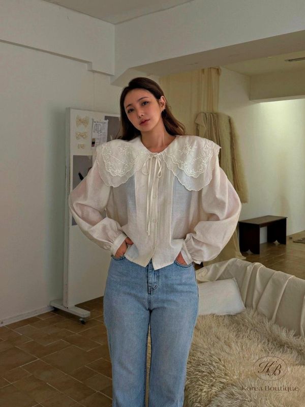 SS241 春季 喜歡復古領襯衫 