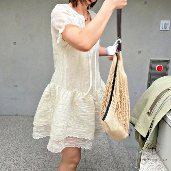 SS422 春季 好美的民俗感洋裝 