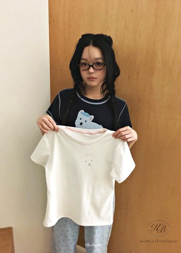 SS536 夏季 可雙面穿的狗狗tee 