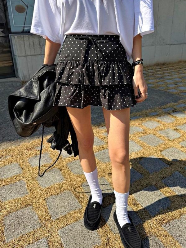 SS298 春季 點點蛋糕褲裙 