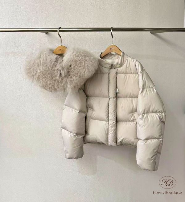 Fw380 秋季 千金小姐姐羽絨外套 狐狸毛鵝絨 