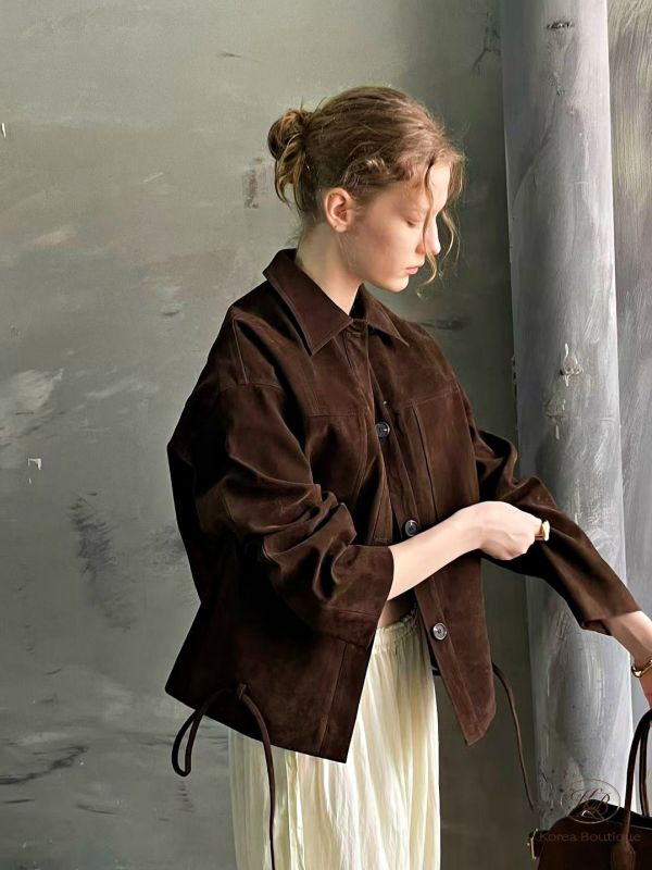 Fw173 秋季 麂皮襯衫式外套 