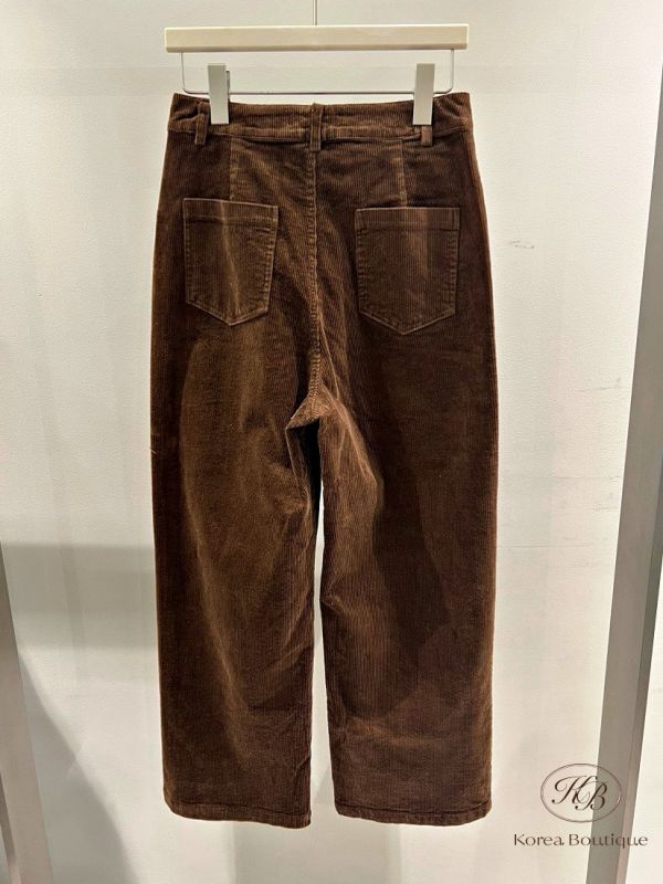 FWKR02 冬季 燈芯絨直筒褲 