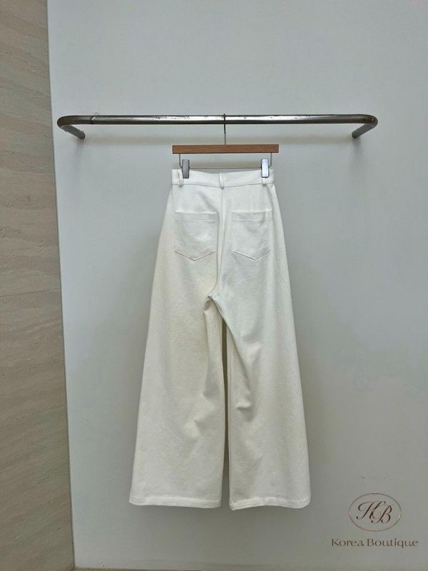 SS192 春季 直筒微喇叭牛仔褲 