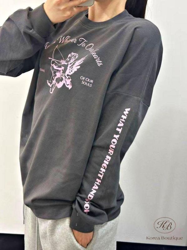 SS196 春季 客人的點菜款 小天使 圖案上衣 