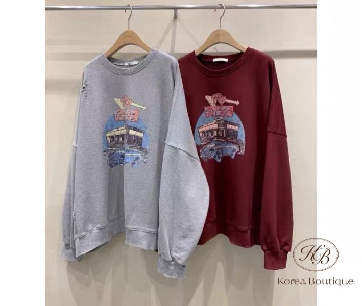 Fw41 秋季 破損設計tee 