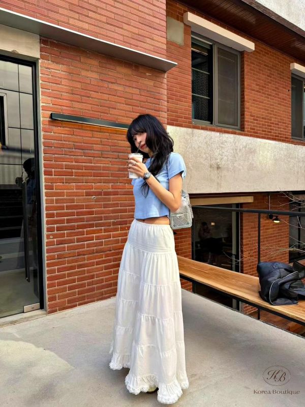 SS307 春季 好美的蛋糕長裙 