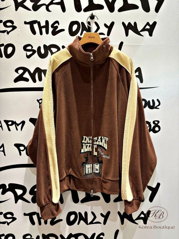 Fw452 冬季 絨布花樣運動套裝 