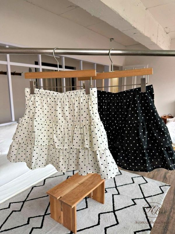 SS298 春季 點點蛋糕褲裙 