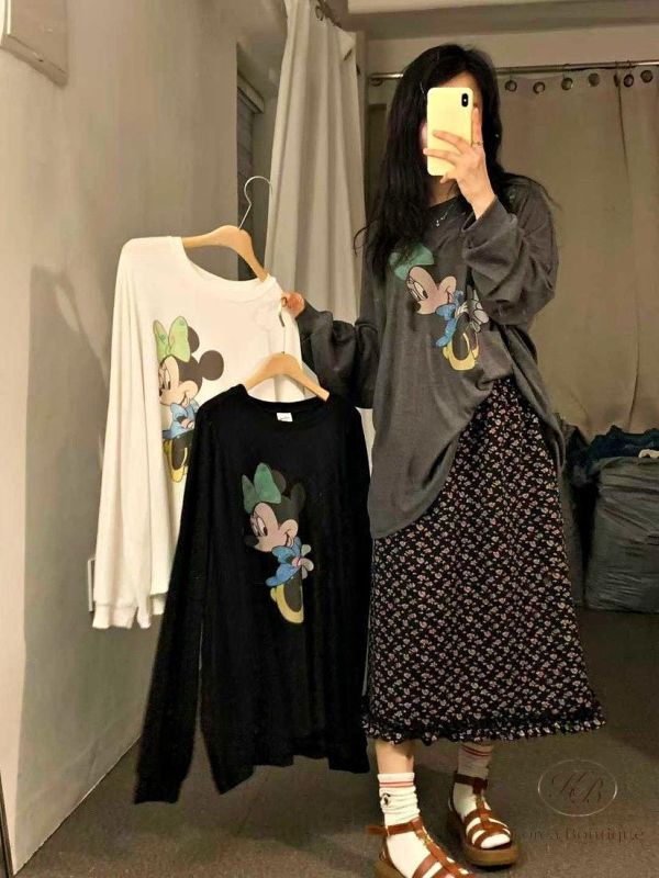 SS310 春季 米妮頭像長袖上衣 