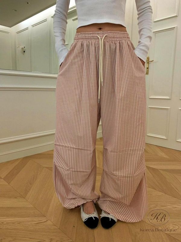 SS372 春季 格紋工作褲 