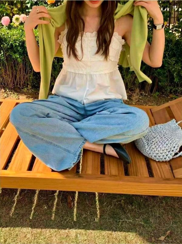 SS342 春季 花邊吊帶背心 