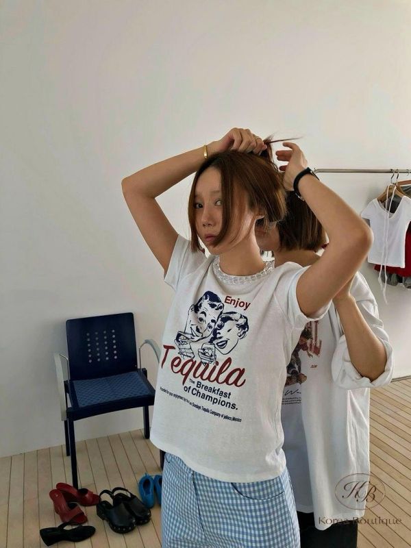 SS172 春季 美式塗鴉上衣 