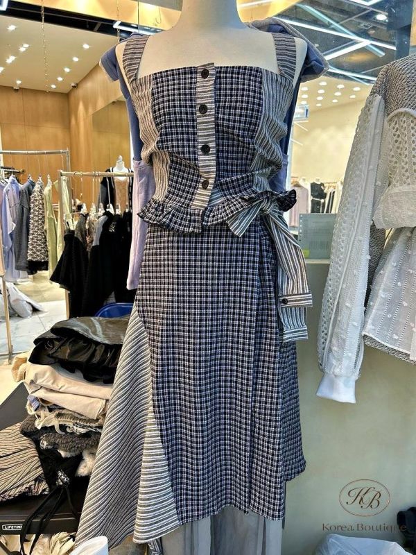 SS197 春季 拼接圖案的套裝 