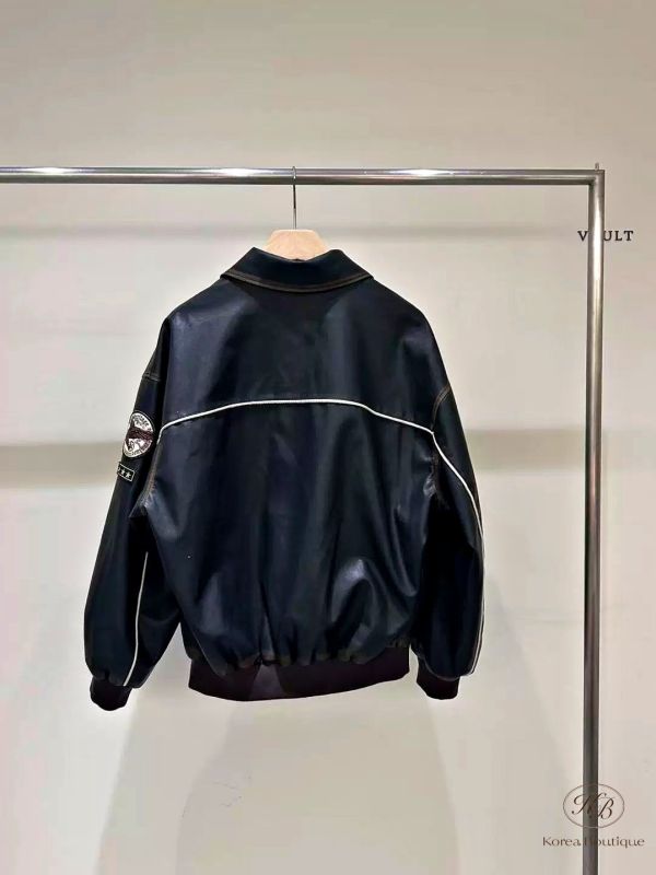 Fw122 秋季 Rose風騎士皮衣 