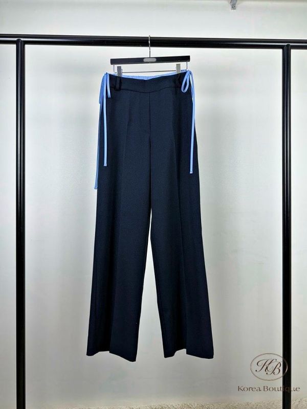 SS207 春季 蝴蝶結西裝褲 