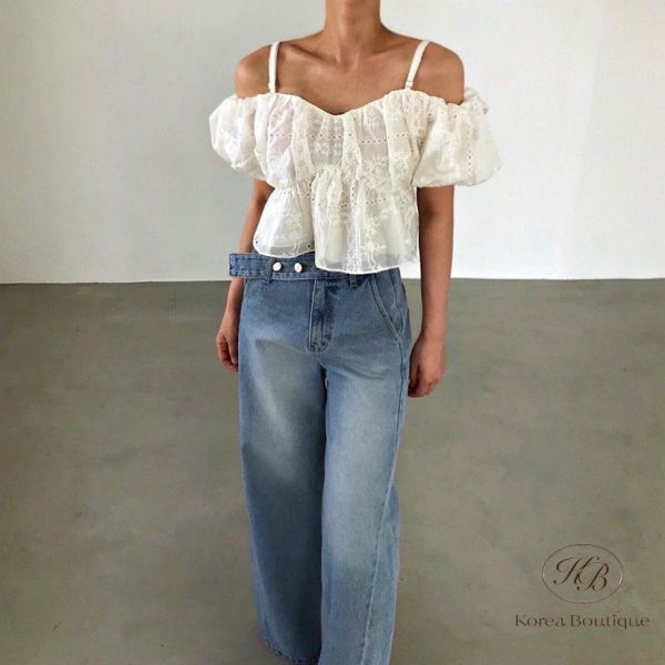 SS428 春季 肩帶小性感上衣 