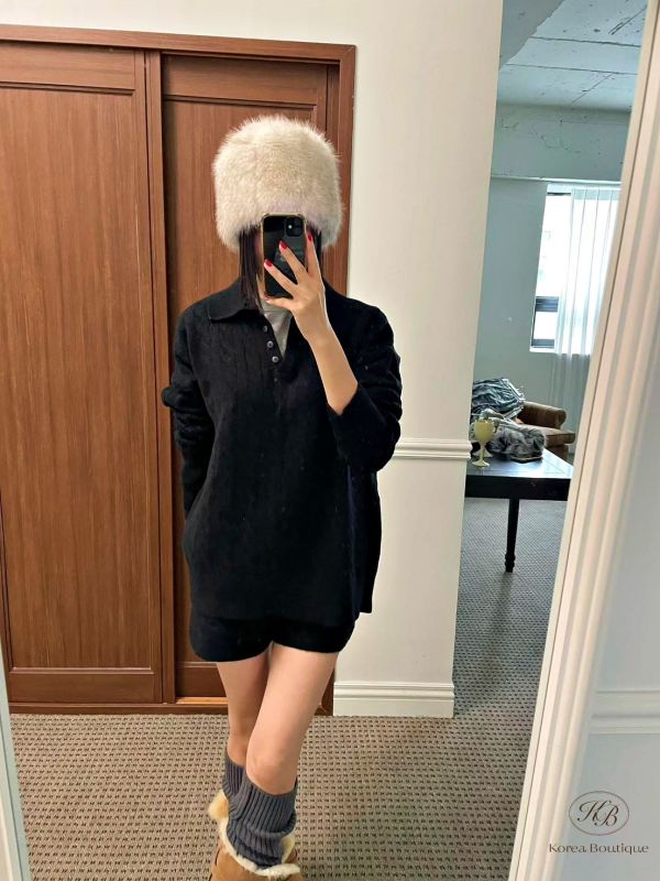 Fw400 秋季 麻花針織套裝 