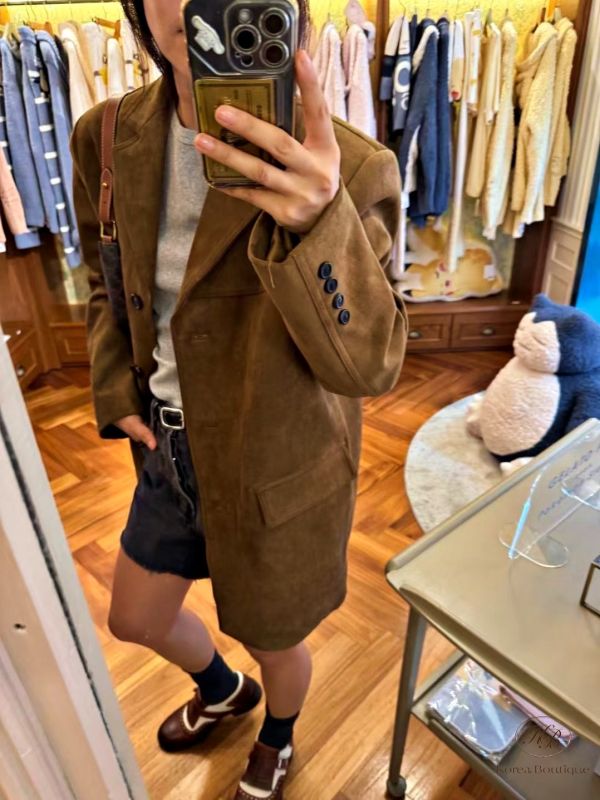 Fw120 秋季 幫大家找到好看的麂皮西裝外套 