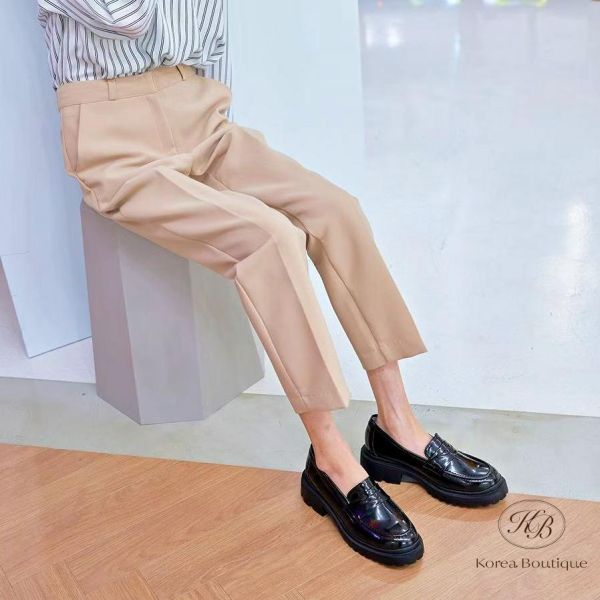 SS166 春季 春夏還是需要一雙樂福鞋 跟高4公分 