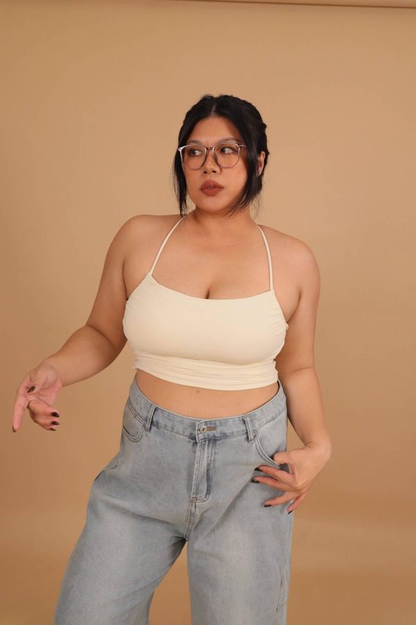 【門市試穿品】自帶腰身美背平口運動內衣 