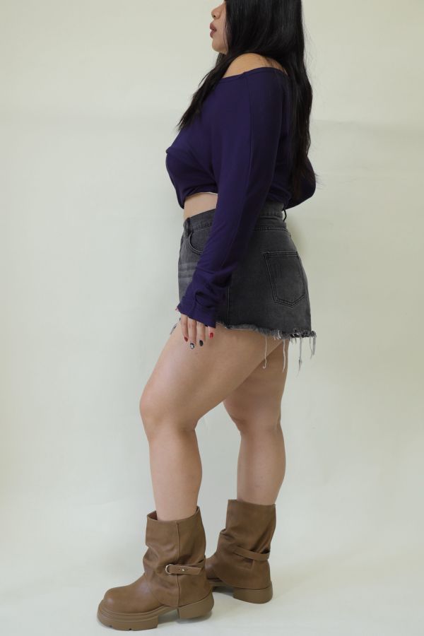 【粗腿可以】時髦中筒褲管靴 