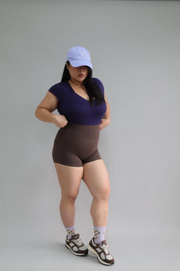 三分蜜桃健身短褲 